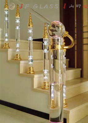 Balaustrada de brilho terapêutica K9 Crystal Glass Pillars