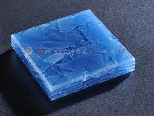 Não a radiação transformou os painéis chanfrados da janela do bloco 12x12 de vidro
