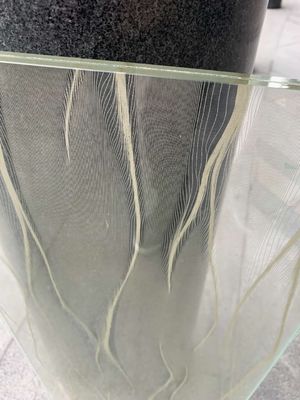 Nenhum vidro laminado decorativo da janela 15mm Pvb das bolhas auto
