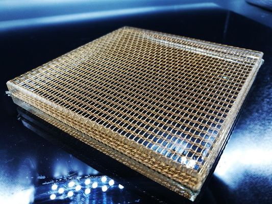 Nenhum vidro laminado decorativo da janela 15mm Pvb das bolhas auto