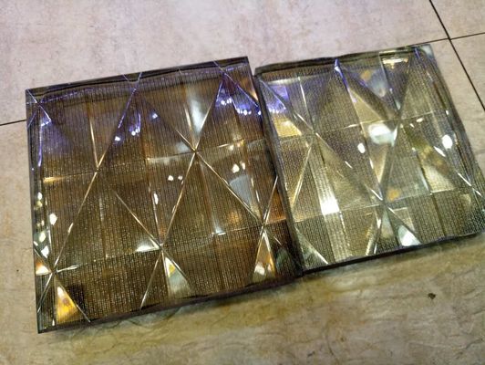 Mesmo a areia artística de superfície de SGCC 300x300mm cinzelou o vidro