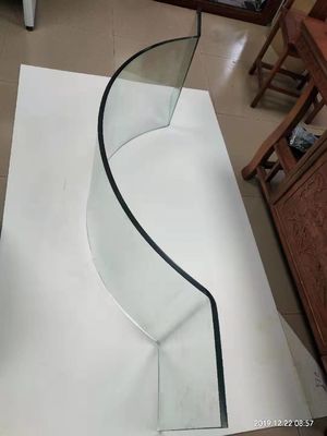 Resistente da carga moderado   precisão Bent Glass For Window de 6mm