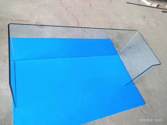Resistente da carga moderado   precisão Bent Glass For Window de 6mm