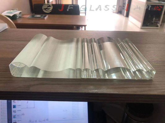 Cristais de gelo acrílicos das margens altas da claridade 12mm para o quadro da mobília