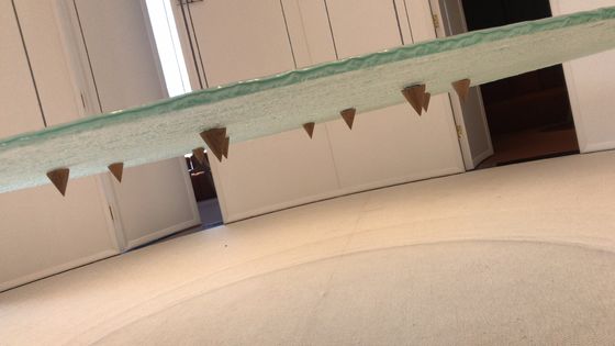 Vidro fundido de 12mm contemporâneo Shatterproof à moda