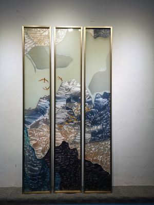 Vidro calcinado cerâmico esmaltado resistente do risco exterior