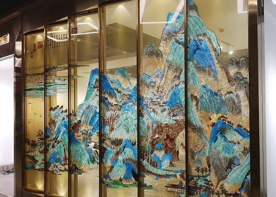 Vidro calcinado cerâmico esmaltado resistente do risco exterior