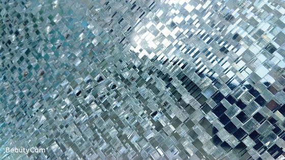 Para-brisa Crystal Acrylic Glass dos filmes do PVC do brilho do resíduo metálico de SGCC