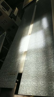 Para-brisa Crystal Acrylic Glass dos filmes do PVC do brilho do resíduo metálico de SGCC