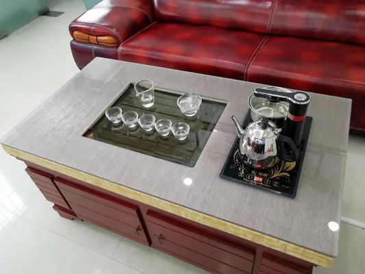 Grey Tabletop Toughened Multilayer Fabric laminou os painéis de vidro