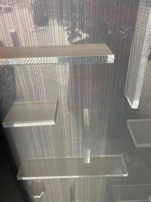 9A fabricado artístico interior 2mm laminou o vidro isolado