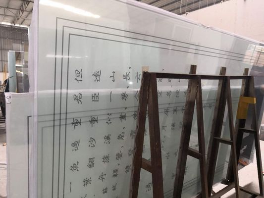 A tela exterior endureceu o vidro laminado decorativo de 3mm