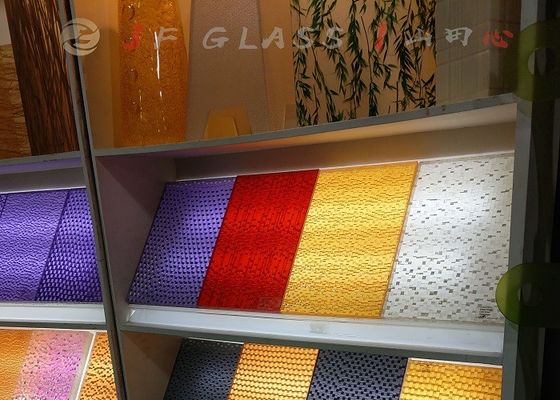 Tijolos contínuos do bloco de vidro do cristal 190X190mm 12mm com armação de aço