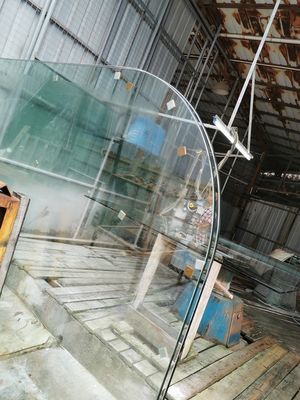 A janela 12mm incolor do balcão aquece o vidro laminado reforçado
