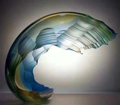 Onda luminosa clara Crystal Award da decoração interna colorida