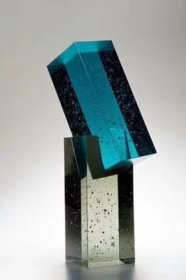 Onda luminosa clara Crystal Award da decoração interna colorida