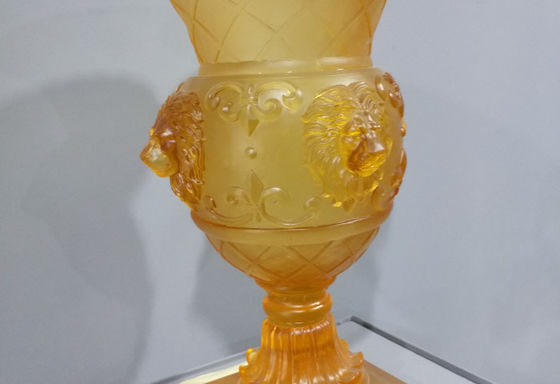 A desparafinagem 3D Liuli coloriu Crystal Glasses With Lighting