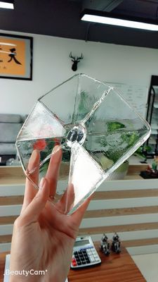Círculo alto Sapphire Borosilicate K9 Crystal Plate da claridade