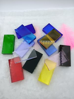 Tijolos Dustproof contínuos coloridos do bloco de vidro da separação 80mm