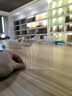 Modelado endureceu o vidro claro das portas do chuveiro de 12mm