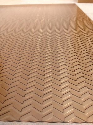 Corte contemporâneo modelado de 6mm para medir o vidro
