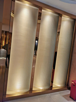 Vidro 1sqm fundido decorativo retroiluminado dimensional da cabine 3