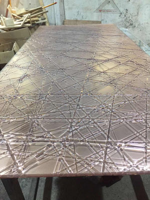 Vidro fundido decorativo da separação ultra claramente 12mm da tela