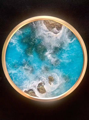 Vidro fundido decorativo mural interno da imagem 10mm SGCC