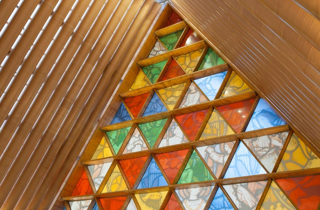 Pinturas murais cerâmicas da parede de vidro da frita 12mm da cor vívida da janela